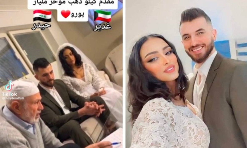 بعد 12 يوما زواج عراقي وكويتية.. ومهر قدره كيلو من الذهب ومؤخر مليار يورو تم الطلاق والزوج يكشف عن السبب..!
